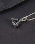 Irosk Trillion cut Necklace in Sterling Silver -  London Blue Topaz - Irosk Australia