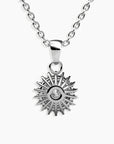 backside of sunburst necklace