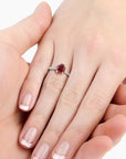 Oval Shape Garnet Ring - Irosk Australia