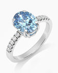 Oval Shape Topaz Ring - Irosk Australia