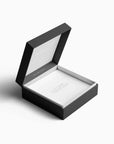 Luxurious presentation box with Pear Cut Peridot Ring, perfect for gift-giving on special occasions.