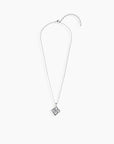Trace chain for the Moissanite Bond Pendant Necklace, showing the 40 cm + 5 cm extender for adjustable length.”