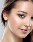 Topaz Drop Earrings in Sterling Silver | Irosk Australia ® - Irosk Australia