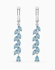 Topaz Drop Earrings in Sterling Silver | Irosk Australia ® - Irosk Australia