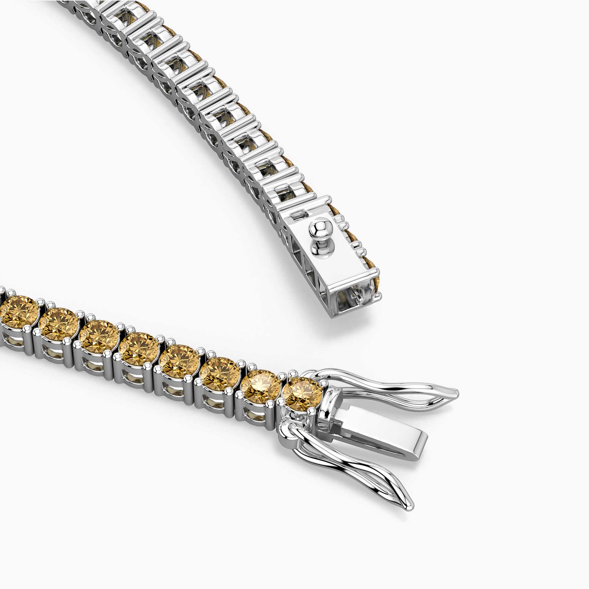 Citrine Tennis Bracelet in Sterling Silver – November Birthstone | Irosk ®