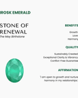 Irosk Sakota Emerald Silver Bracelet