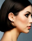 model video for aquamarine earrings pear shape