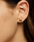 Cushion Cut Citrine Earrings in Sterling Silver | Irosk ®