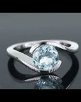 topaz semi bezel ring video