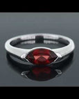 360 degree view of garnegt ring