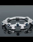 Galaxy Sapphire Ring in Sterling Silver – Irosk®
