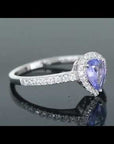 360 degree view of tanzanite ring