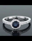 360 degree view of classic-round-sapphire-ring