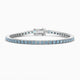 Sky Blue Topaz Tennis Bracelet in Sterling Silver – Irosk ®
