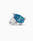 petite topaz stud earrings
