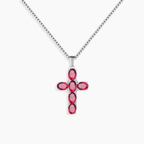 Sterling Silver Cross Necklace - A timeless symbol of faith and beauty.