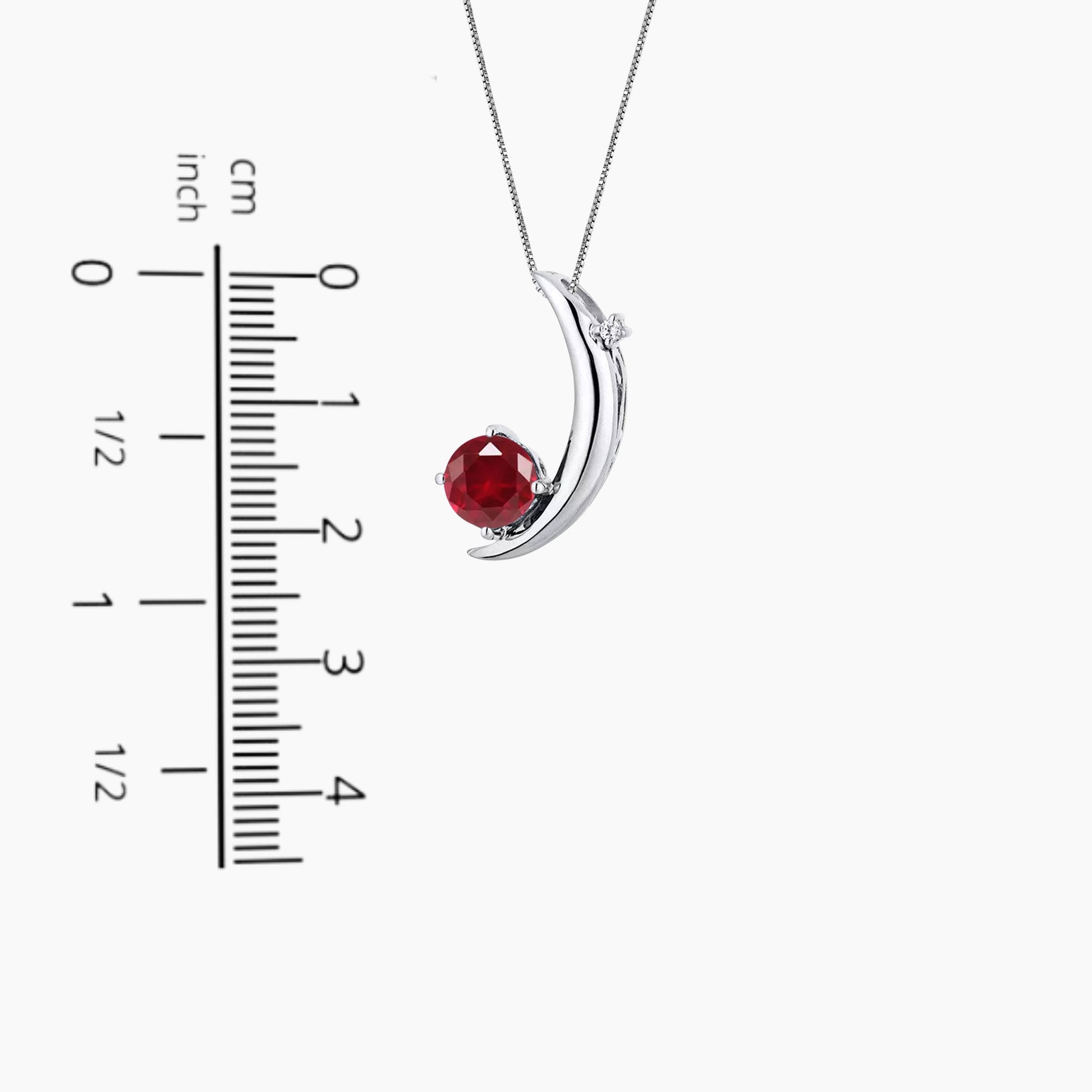  Find your perfect fit with our Half Moon Pendant Necklace sizing guide.